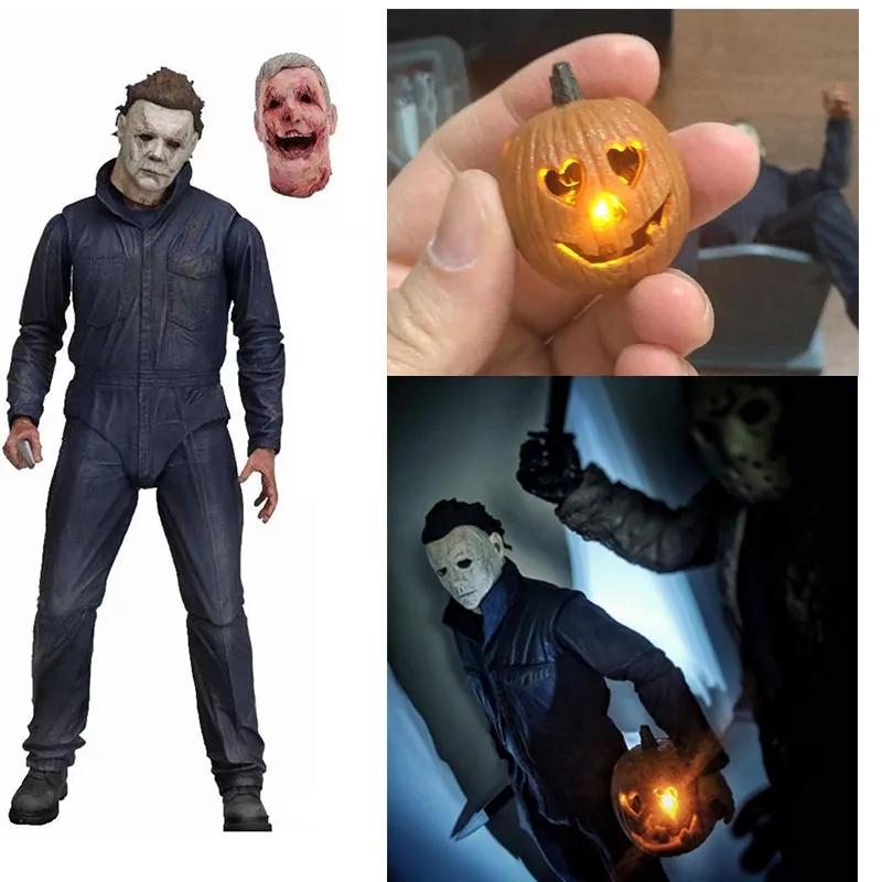 Экшн-фигурки NECA Pennywise Joker Джейсон вурхисс Чаки Фредди Майкл Майерс Техас маска на