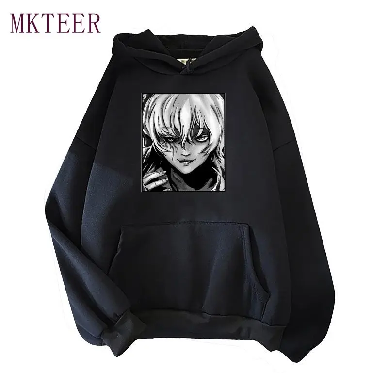 

Токийский Гуль 90-х годов, японская одежда с рисунком аниме 2021, мужская и женская уличная одежда оверсайз, забавные мультяшные толстовки, Сви...