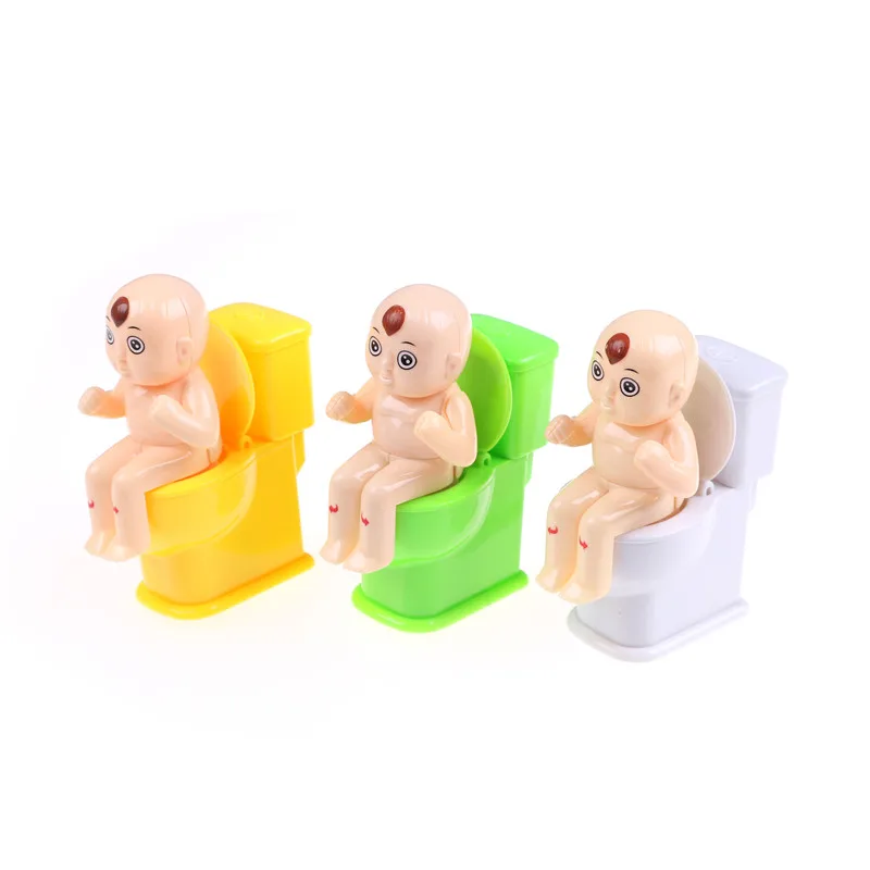 

Mini Prank Squirt Spray Water Toilet Spoof Gadgets Toys Color Randomly Funny Tricky Toy Closestool Joke Gag Toy Gift new