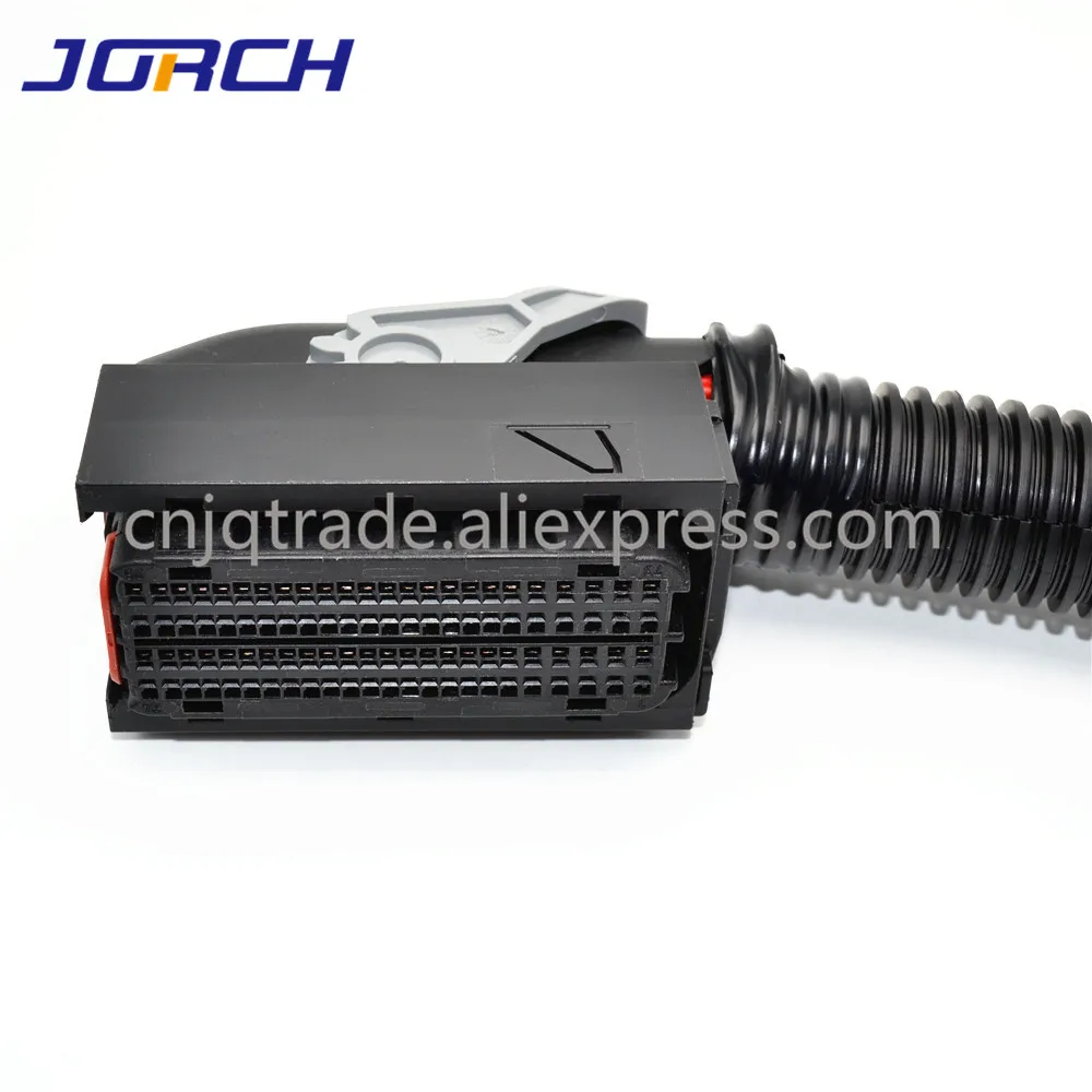 Фото 1 комплект, 96-контактный разъем Delphi ECU, автоматическая розетка для печатной платы с полноконтактным жгутом проводов, косичка для DCM3.2 №1