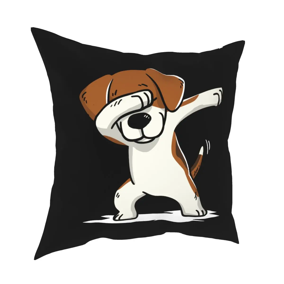 Наволочка для собаки с забавным биглем Dabbing декоративные подушки декоративная