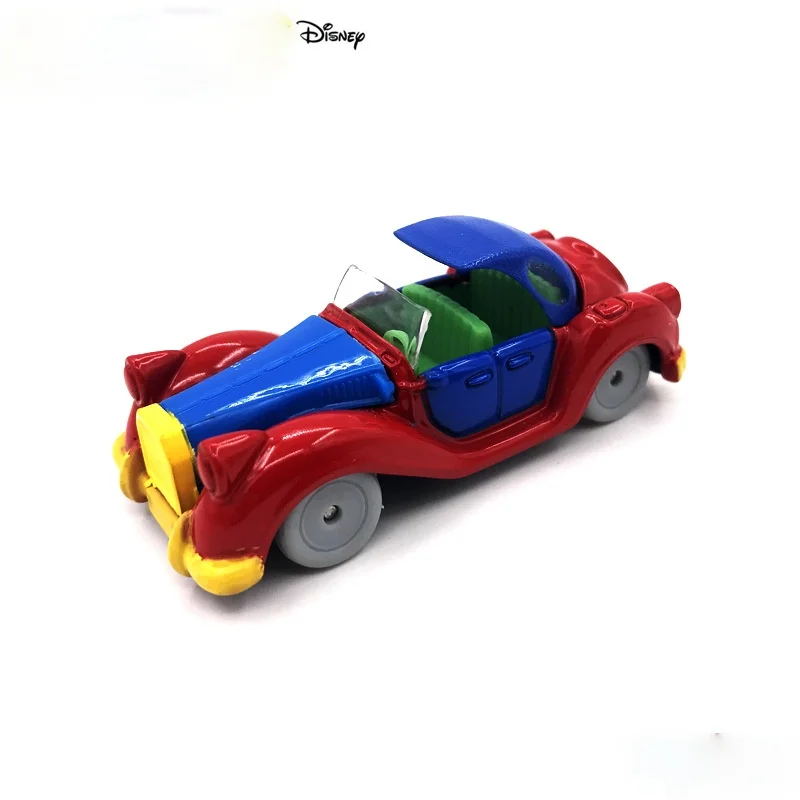

Disney Cartoon Car Model Mickey Donald Duck Club Alloy Sports Car Ornaments Toys Hobbies Action Holiday Gift For Children