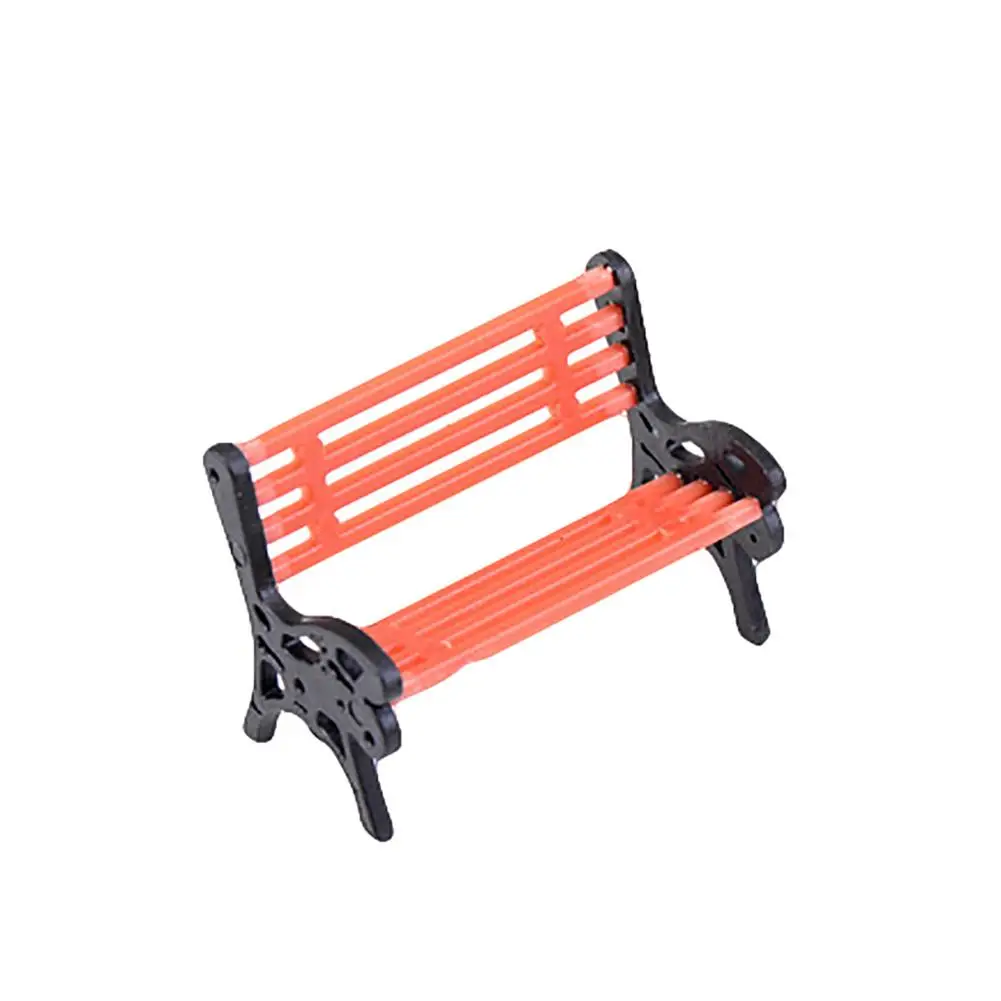 Миниатюрная скамейка для парка креативная модель миниатюрного ландшафта