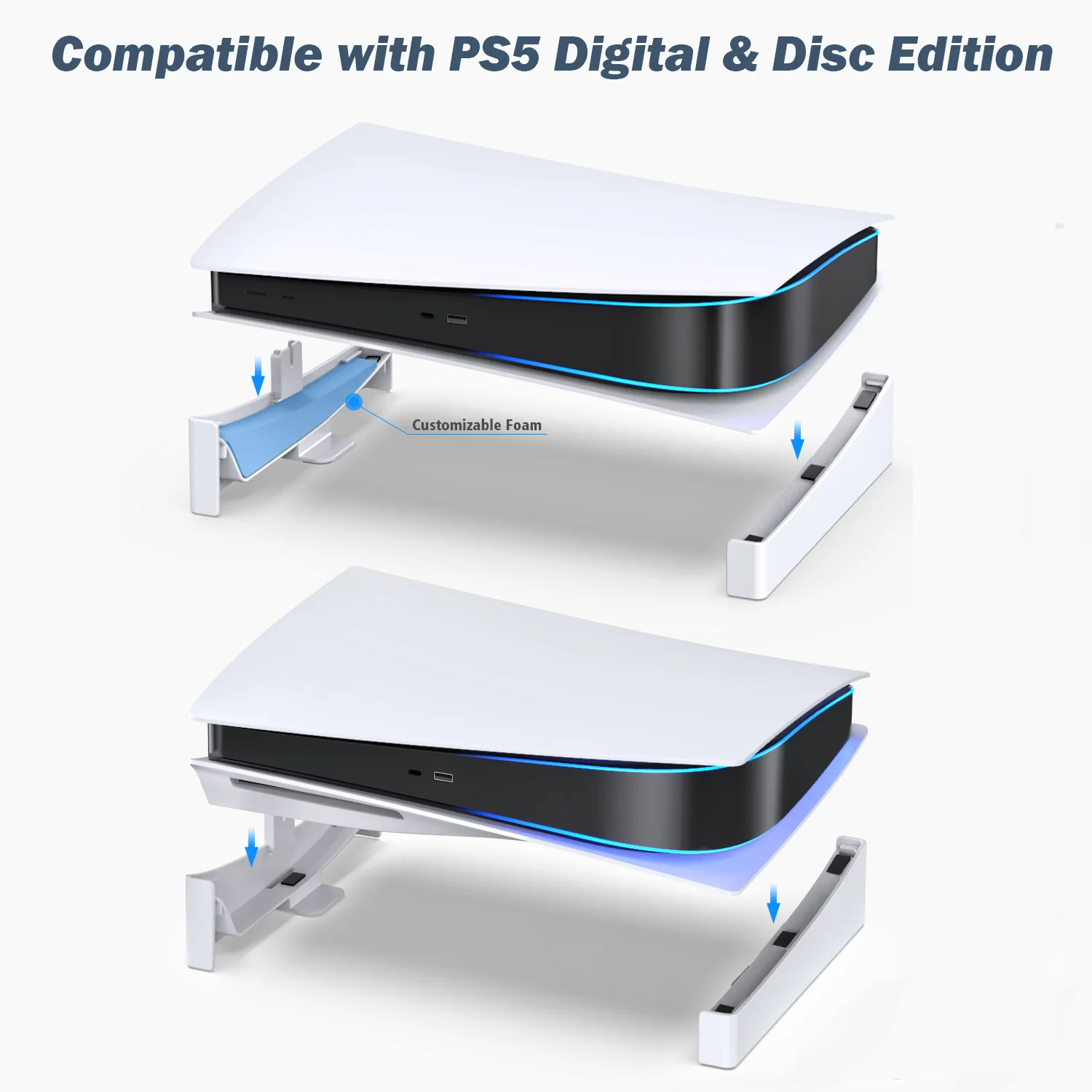 OIVO для PS5 держатель консоли горизонтальный кронштейн Подставка Базовая