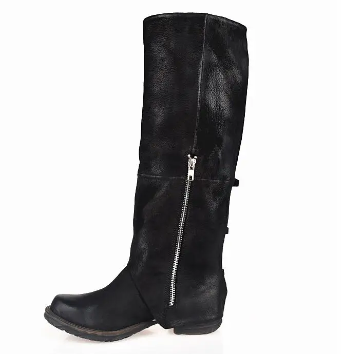 Prova Perfetto/Модная женская обувь Ковбойские сапоги ручной работы в стиле милитари