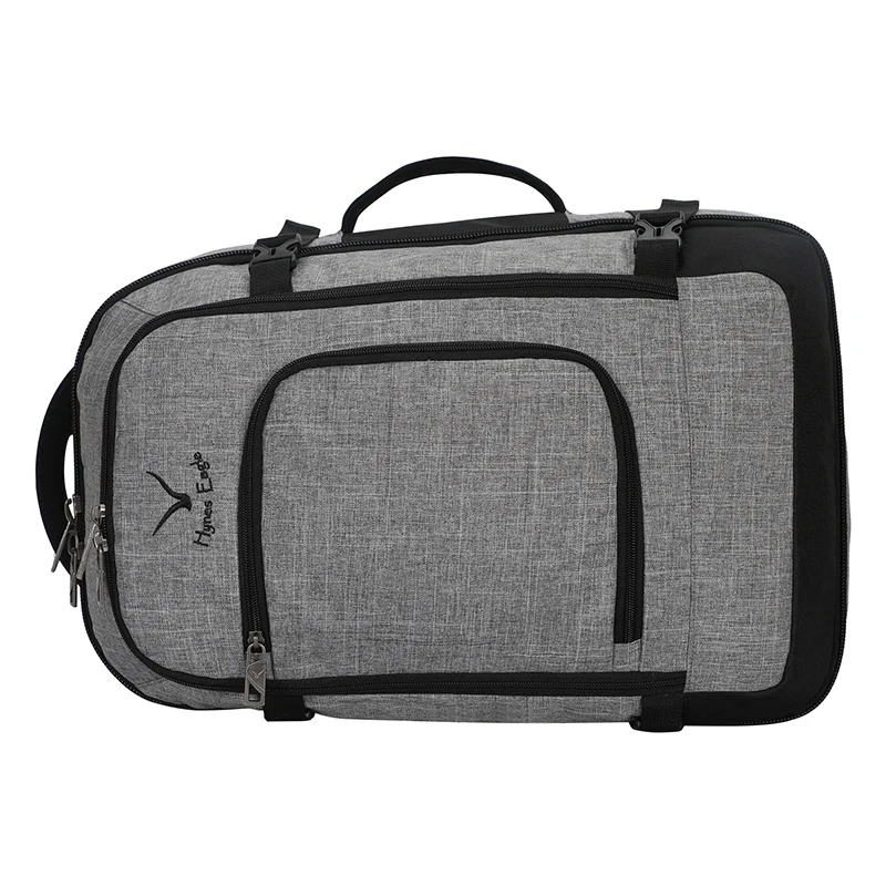 Винтажный водонепроницаемый рюкзак походный для ноутбука серый 40л одобренный