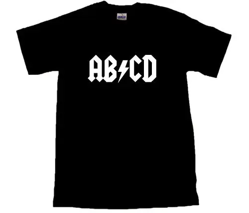 Стильная футболка ABCD всех размеров S # черная крутая Повседневная pride для мужчин и