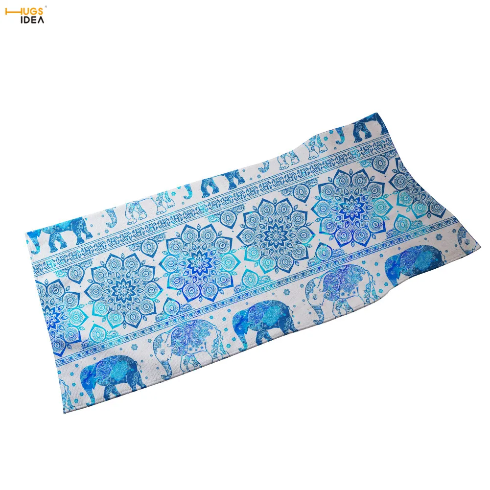 HUGSIDEA в этническом стиле Мандала с геометрическим узором Ванна Душ на пляже