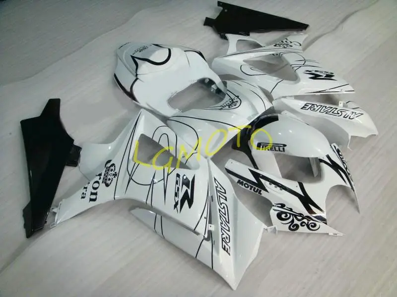 

Injection bodywork motorcycle ABS pearl white Fairings kit for SUZUKI GSXR1000 GSXR-1000 2007 2008 GSXR 1000 07 08 Body kits