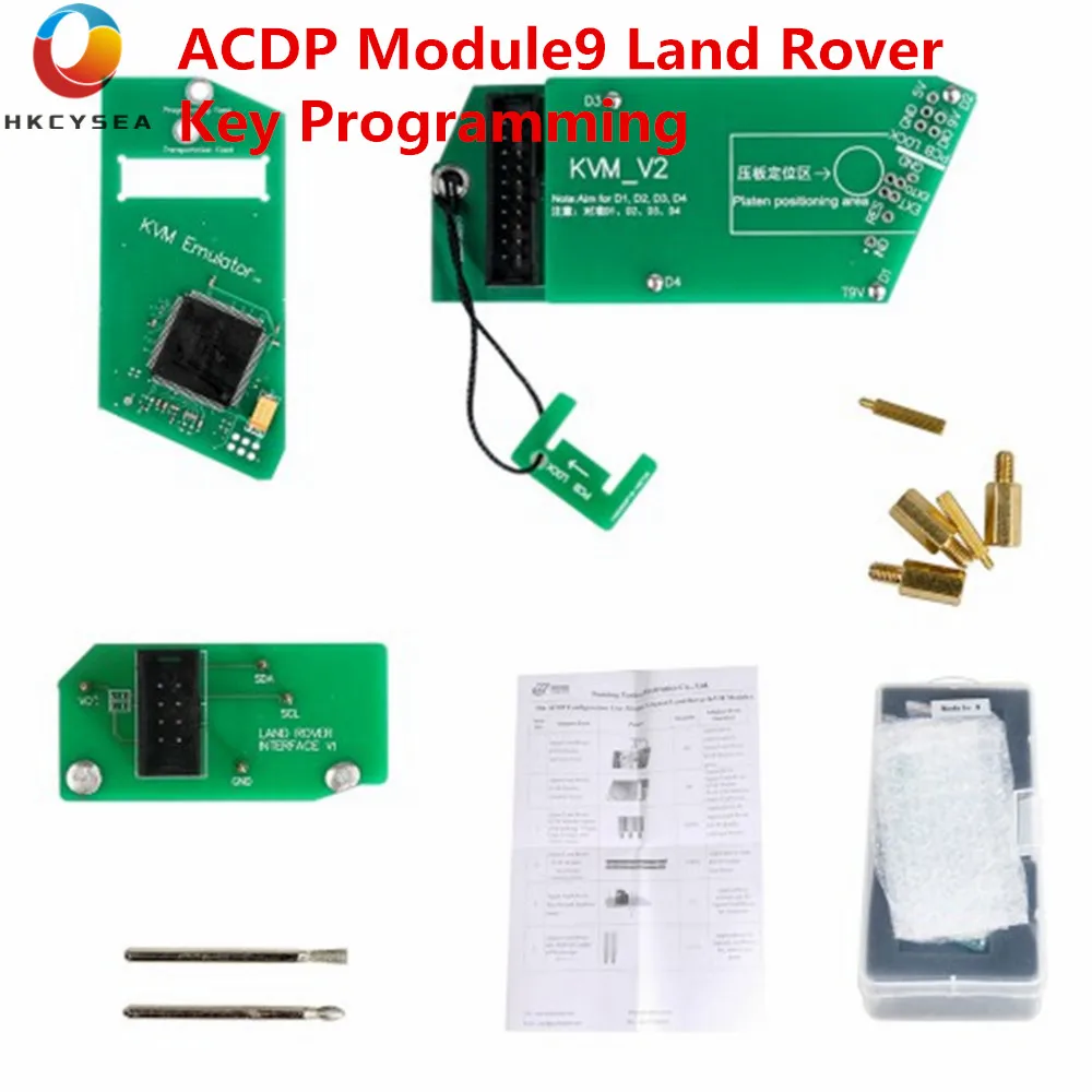 Yanhua Mini ACDP Module9 для Land Rover Key Программирование Поддержка KVM с 2015-2018 добавить ключ и