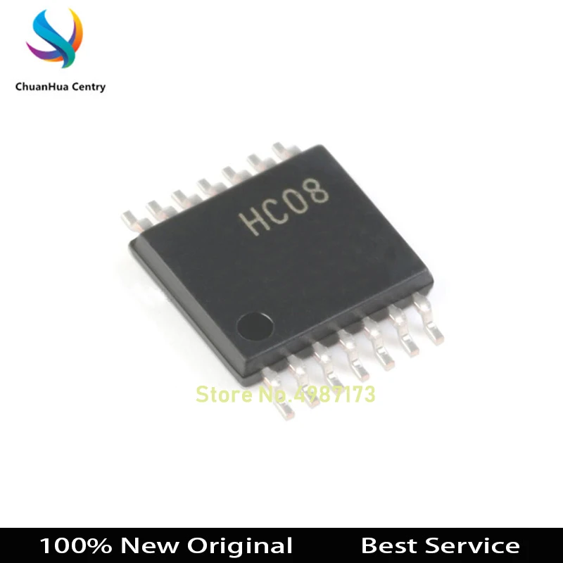 

10 Pcs/Lot SN74HC08PWR HC08 TSSOP14 100% New Original In Stock