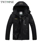 Мужская зимняя водонепроницаемая Спортивная куртка TWTOPSE, теплая флисовая куртка для катания на лыжах, сноуборде, езды на велосипеде, рыбалки, ветрозащитного похода, кемпинга