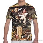 Мужская и женская футболка, с принтом Сад земных прелестей