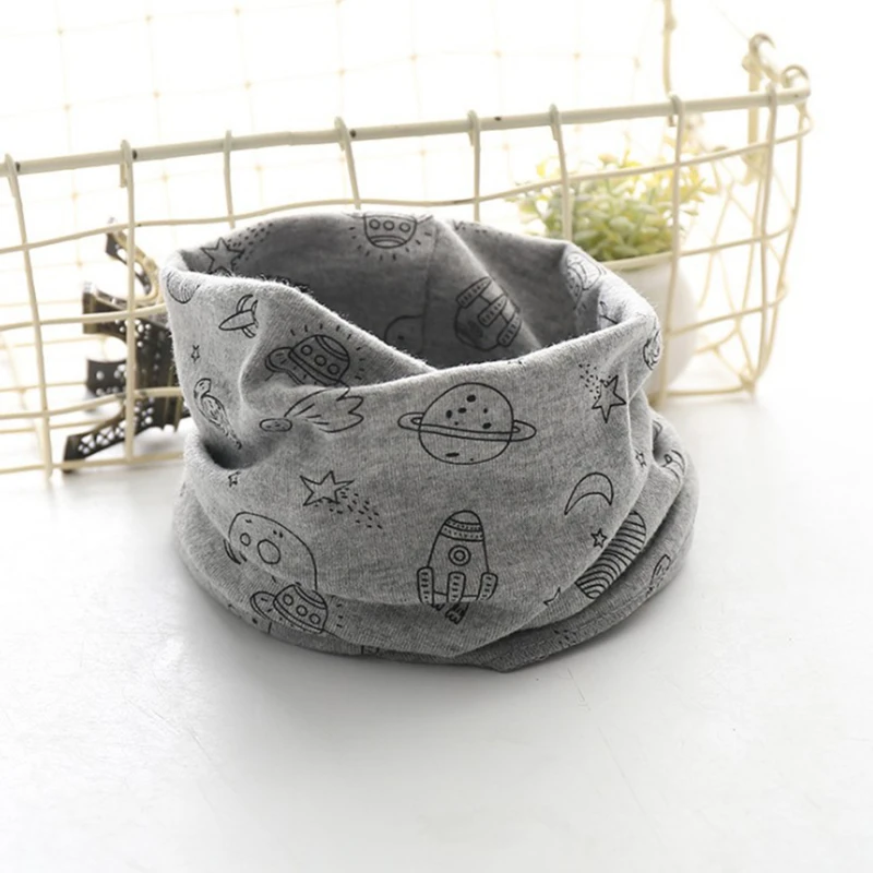 

Winter Scaf Kids Boys Girls Cotton Blend Multi Use Neck Warmer Scarf Hat Bandana New Print Cartoons Scarf