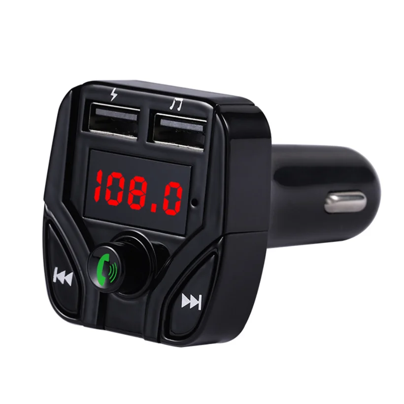 Автомобильное зарядное устройство с двумя USB-портами для прикуривателя адаптер