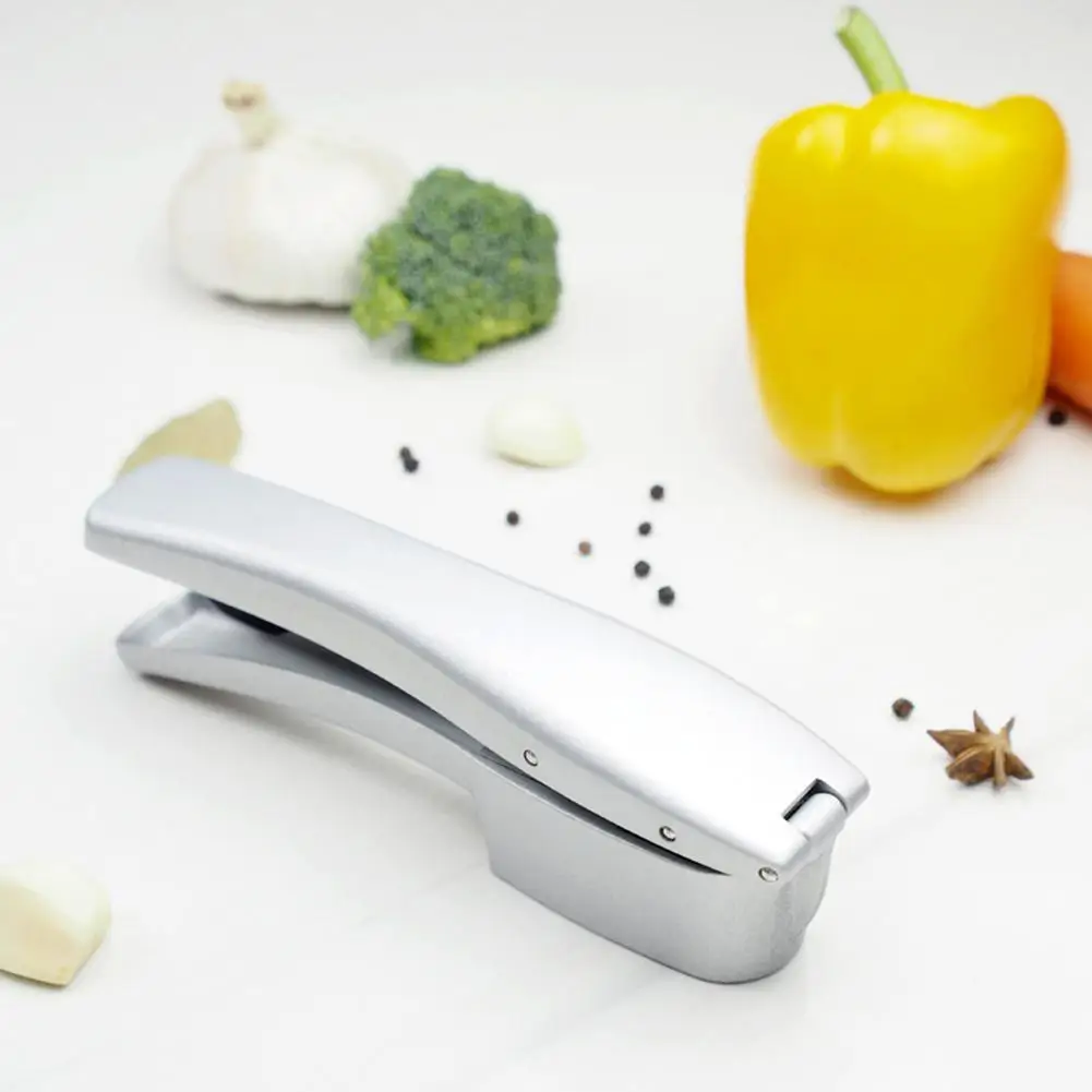 

3Pcs 2 in 1 Alloy Garlic Press Slicer for Kitchen Slicing Grinding Cooking Tools