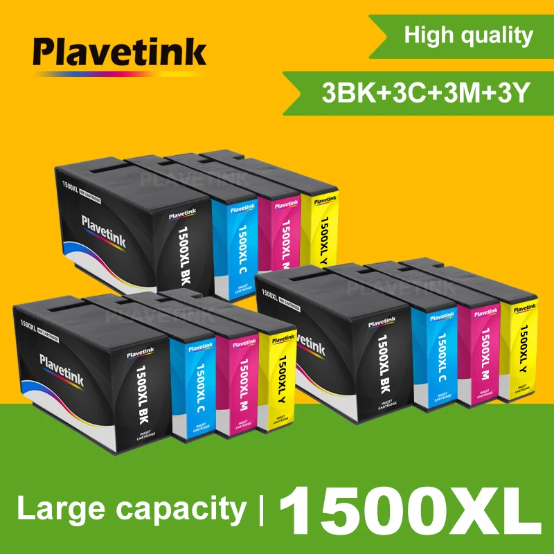 Plavetink Comaptible чернильные картриджи PGI 1500 XL для Canon MAXIFY MB 2050 2150 2300 2350 2355 Картридж