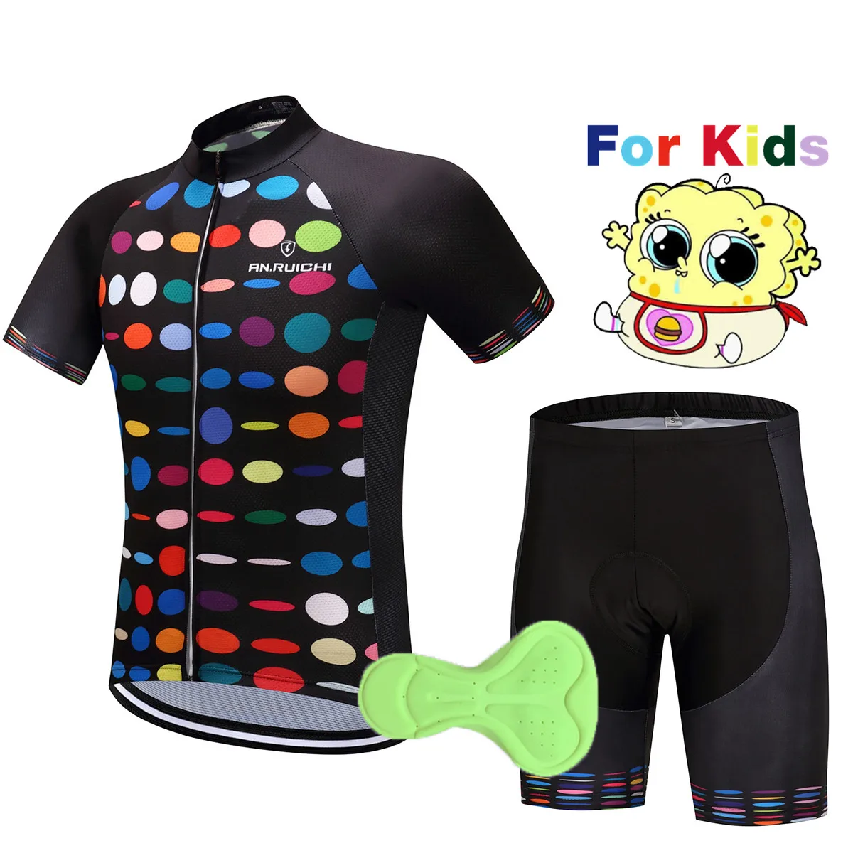 Детский комплект одежды для велоспорта дышащая быстросохнущая одежда мальчиков