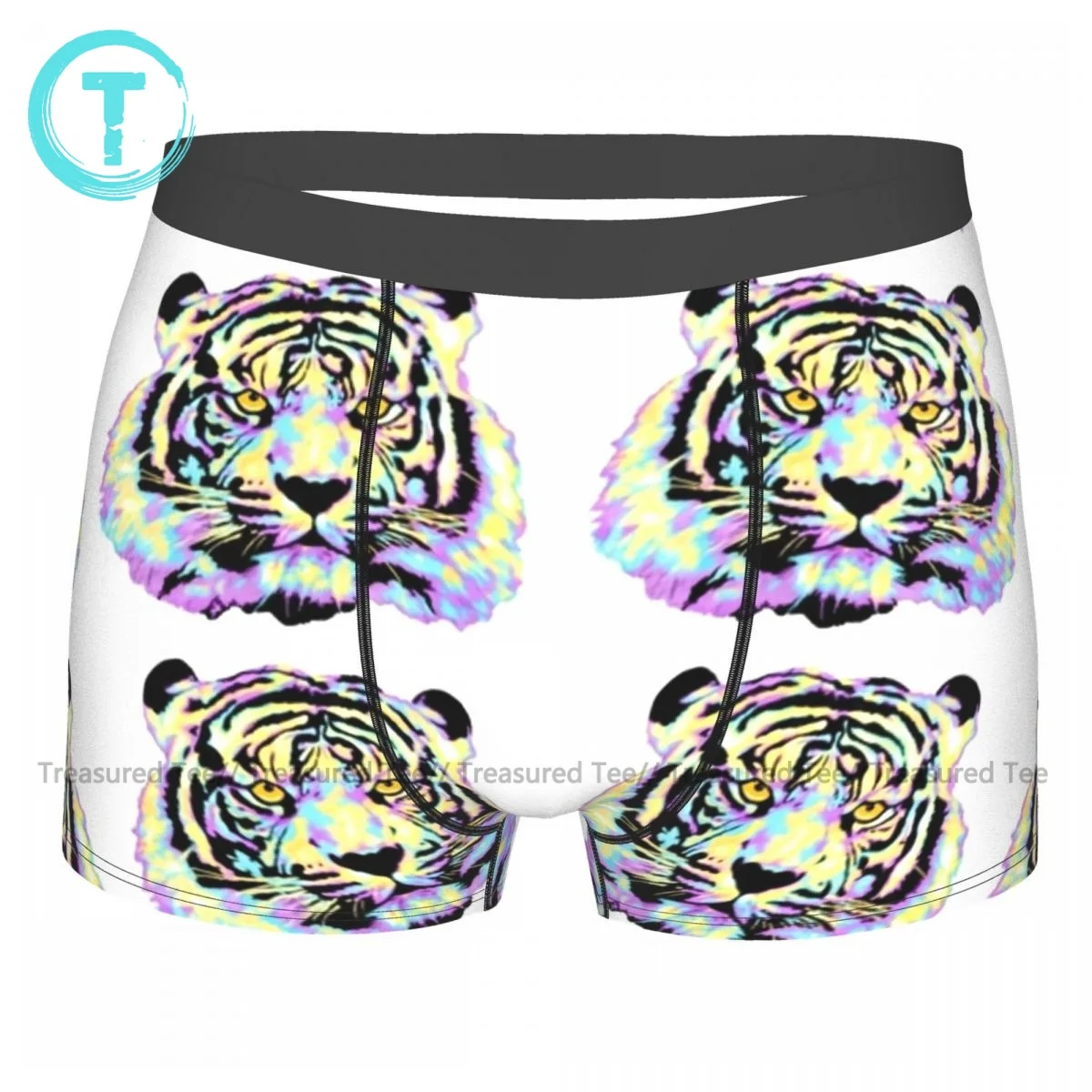

Tiger Underwear Printed Polyester Pouch Trunk Trenky Male Cute Boxer Brief