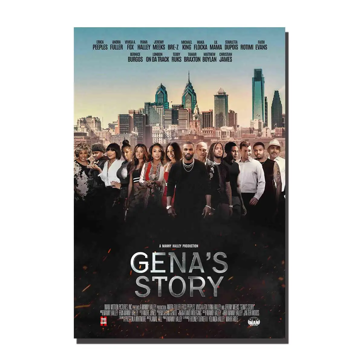 C306 постер True to the Game 2 из фильма Gena's Story тканевые настенные картины 24x36 12x18 27x40