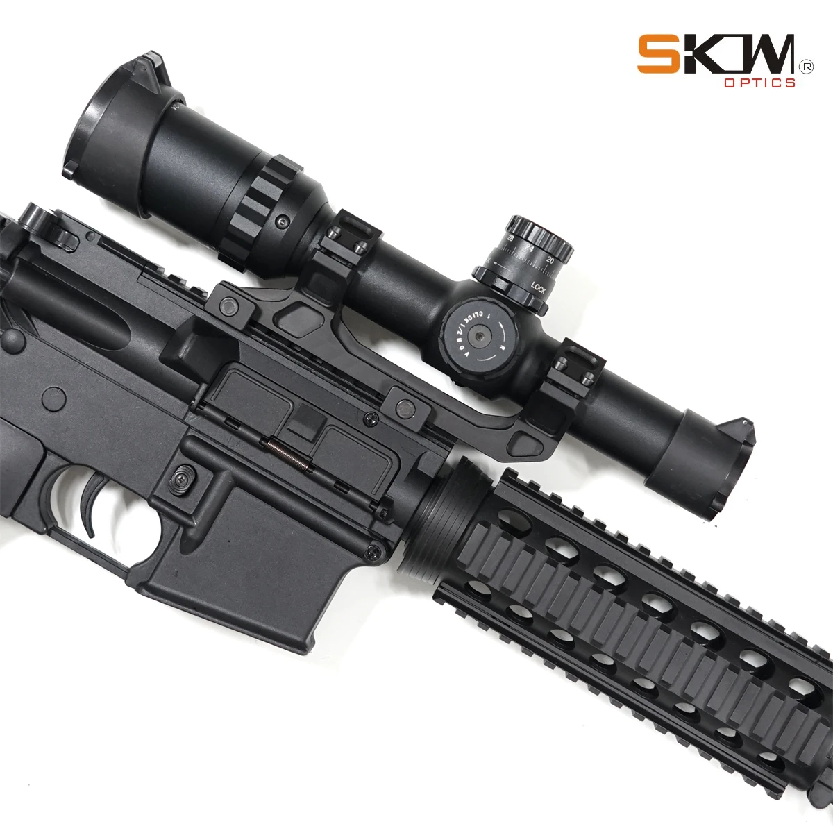 SKWoptics 1-4x24 Охотничья винтовка прицел M4 AR15 прицел длинный глаз рельеф 30 мм тактические оптические прицелы