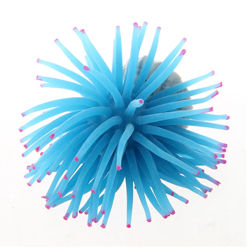 Аквариумный аквариумный искусственный цвет украшение синий цвет|Декорации| |