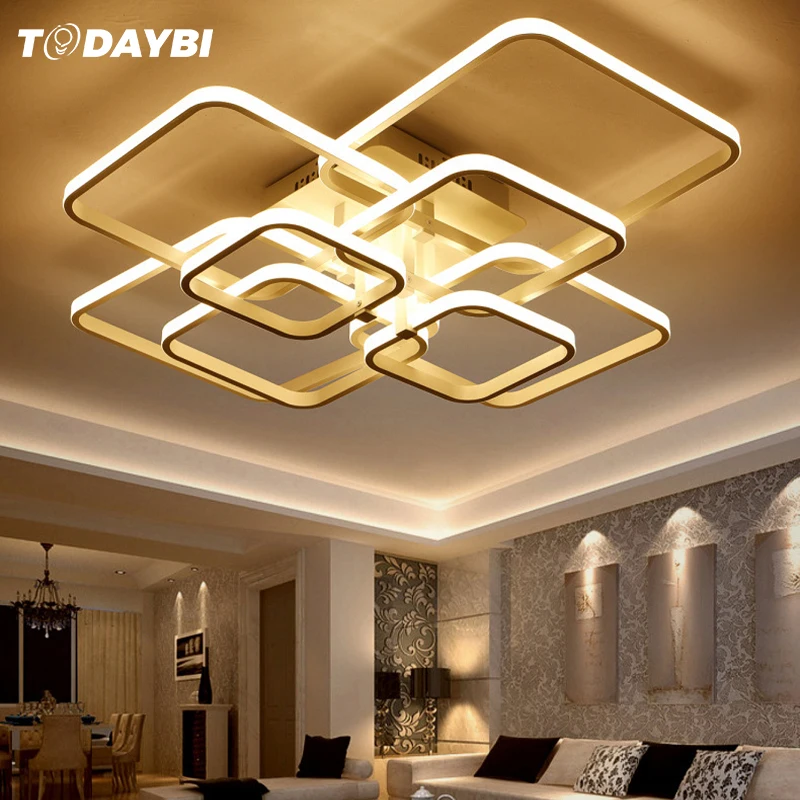 

Modern LED Nordic Chandelier with Remote Control Acrylic Lights for Living Room Bedroom Home Decor Chandelier Ceiling Fixtures
