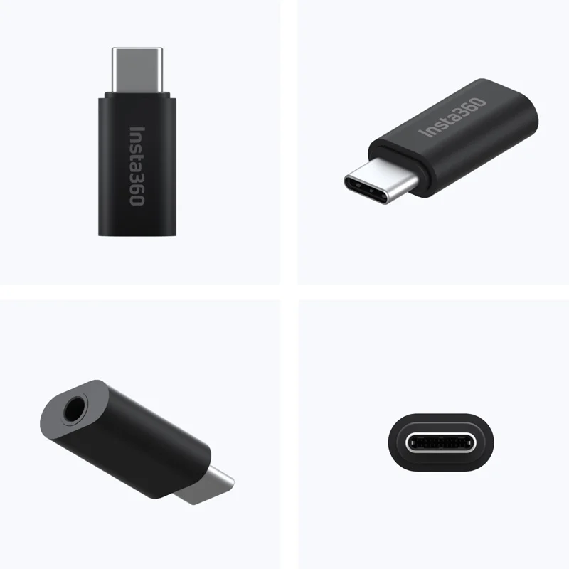 Аудио адаптер для микрофона Insta360 ONE R 3 5 мм микрофон BOYA M1 Android мобильных телефонов