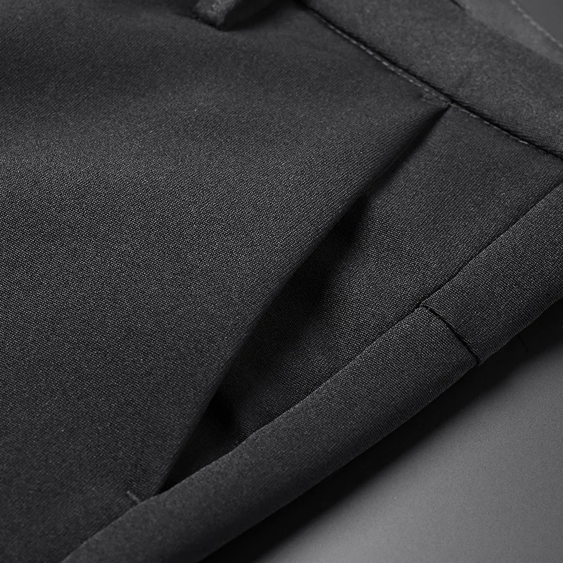 

Men Suit Plus Size Casual Business Black Men Dress Pants Slim Fit Trousers Men Korean Stretch Business Wedding Party Dress Pants