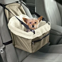 leisure solid dog car seat cover folding hammock pet carriers bag carrying for small dogs transportin perro autostoel hond
