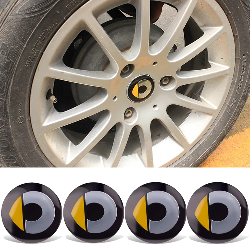 Крышка Ступицы Колеса Автомобиля 57 мм 4 шт. эмблема для Smart Fortwo Forfour 451 453 450 452 454