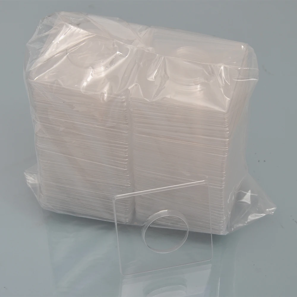 100 шт./упак. оптовая продажа Прозрачный квадратный лоток для ресниц пластиковые