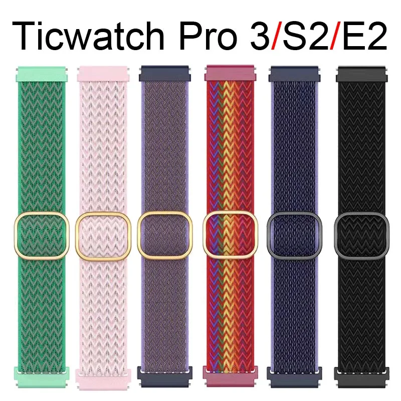 

Нейлоновый браслет для часов Ticwatch E3 C2 Plus Gth S2 E2 E 2 Pro 3 GPS GTX 4G