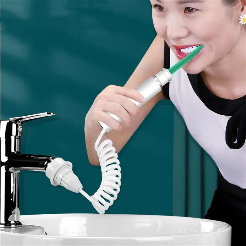 

Водный ирригатор для полости рта с функциями подача струи, зубная нить, чистка зубов, для крана
