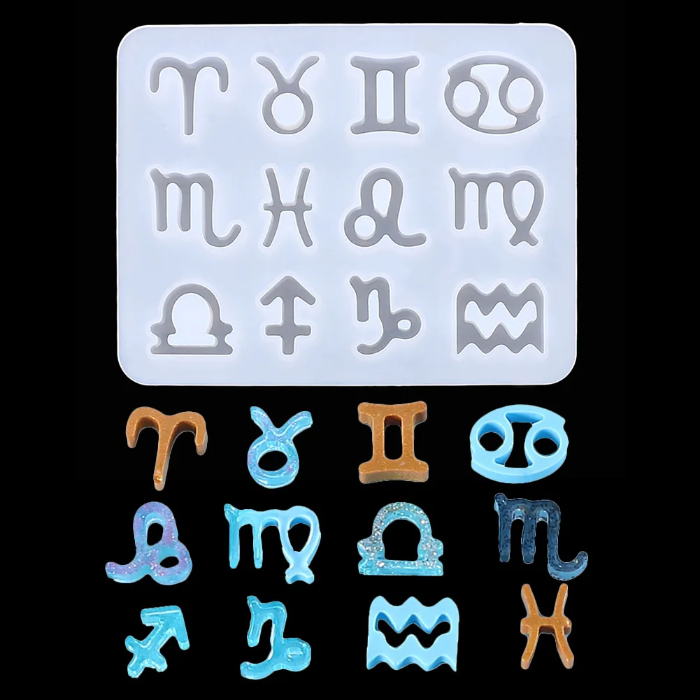 

Силиконовые формы для изготовления ювелирных изделий, 12 гороскопов