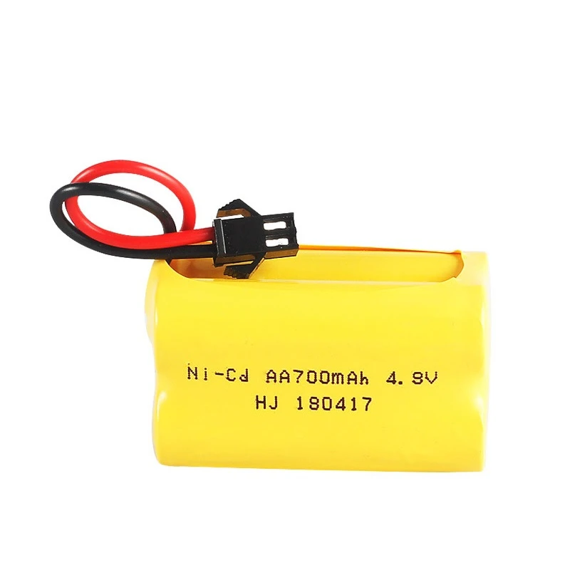 

( T Model ) 4.8v NiCd Battery For Rc toys Cars Tanks Robots Boats Guns 700mah 4.8v Rechargeable Battery 4* AA Battery Pack 20Pcs