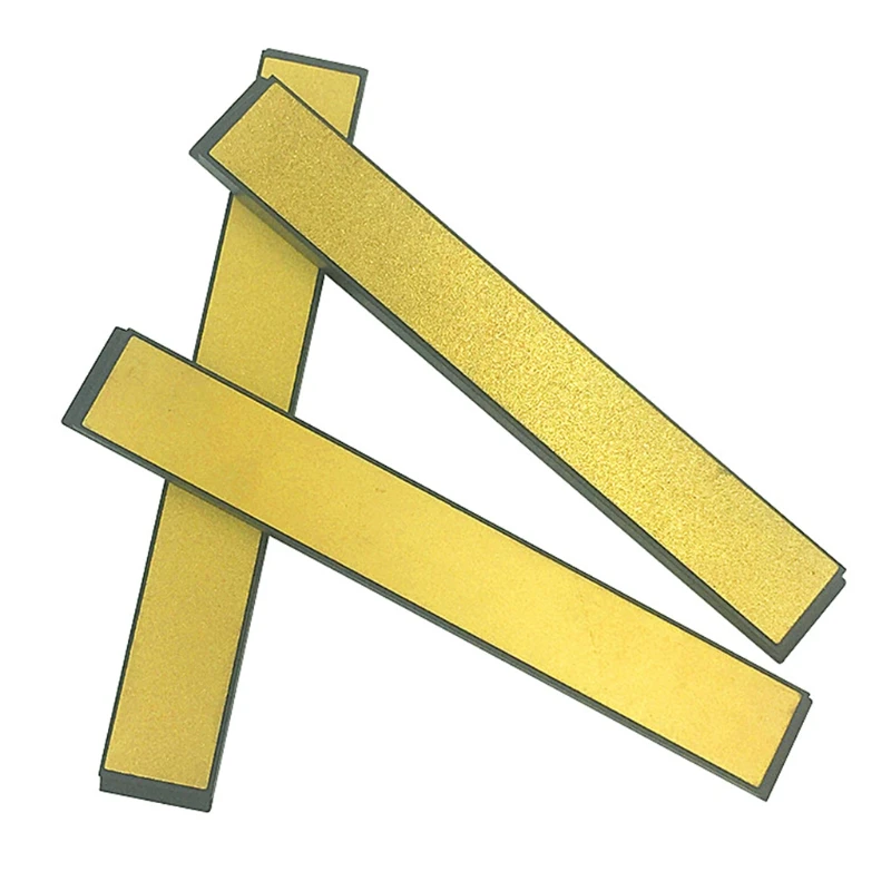 

3pcs Knife Sharpener Plating Titanium Diamond Whetstone Kitchen Knife Edge Grinding Stone 240/600/1000 Grit