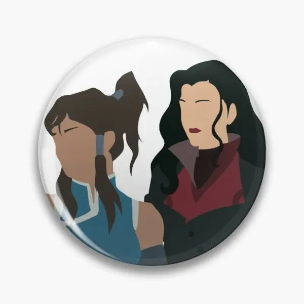 Мягкая эмалированная заколка Korra Asami Korrasami LOK Legend of Korr забавная одежда значок на