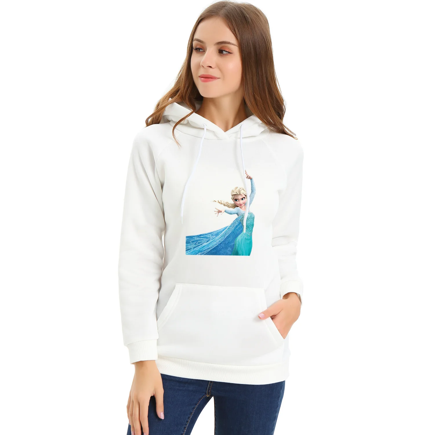 Новинка 2019 Модные женские толстовки с капюшоном удобные и повседневные|Женские