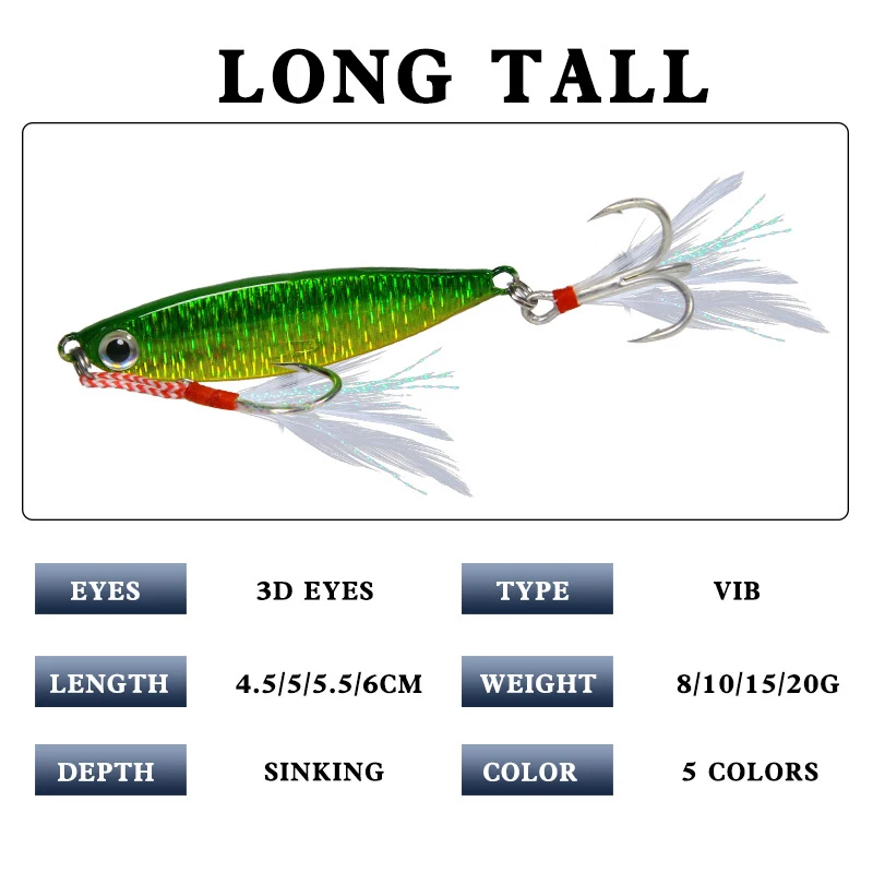 Металлическая джиг приманка для рыбалки джиггинга искусственная жесткая рыба с