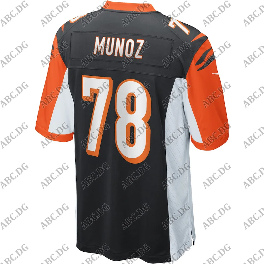 

Customized Stitch Men Women Kid Youth Cincinnati Anthony Munoz Black Game Retired Player Jersey 4XL 5XL 6XL