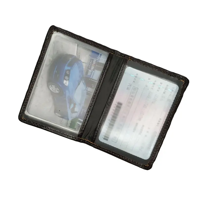 Обложка для водительских документов 2021 из натуральной кожи мужчин и женщин