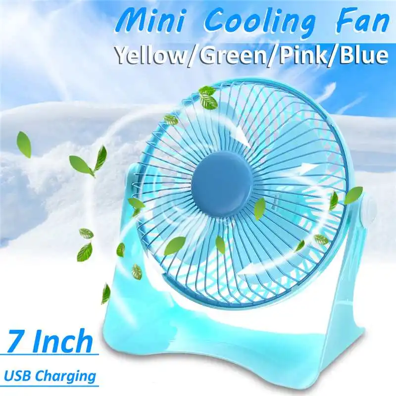 

Мини-вентилятор, 7-дюймовый, тихий, для офиса, студенческого общежития