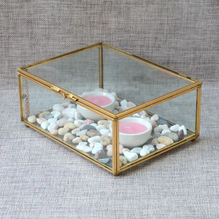 Шкатулка для хранения украшений шкатулка стеклянная декоративная украшения