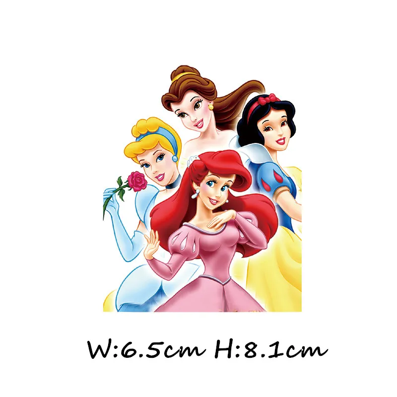 1 шт. мультяшная принцесса Русалка Ариэль с цветком железные нашивки одежда