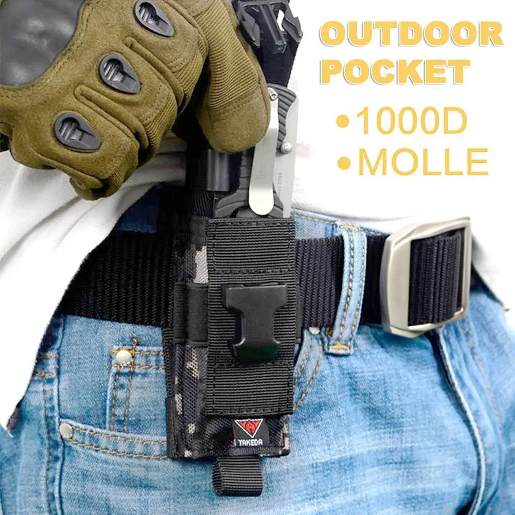 

Widely Use Practical Flashlight Carry Bag Accessories Convenient Flashlight Holster Waterproof for Sports