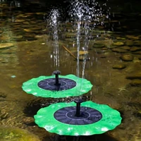 40hotsolar fountain lotus leaf shaped quick start up abs automatic fountain pump for decor