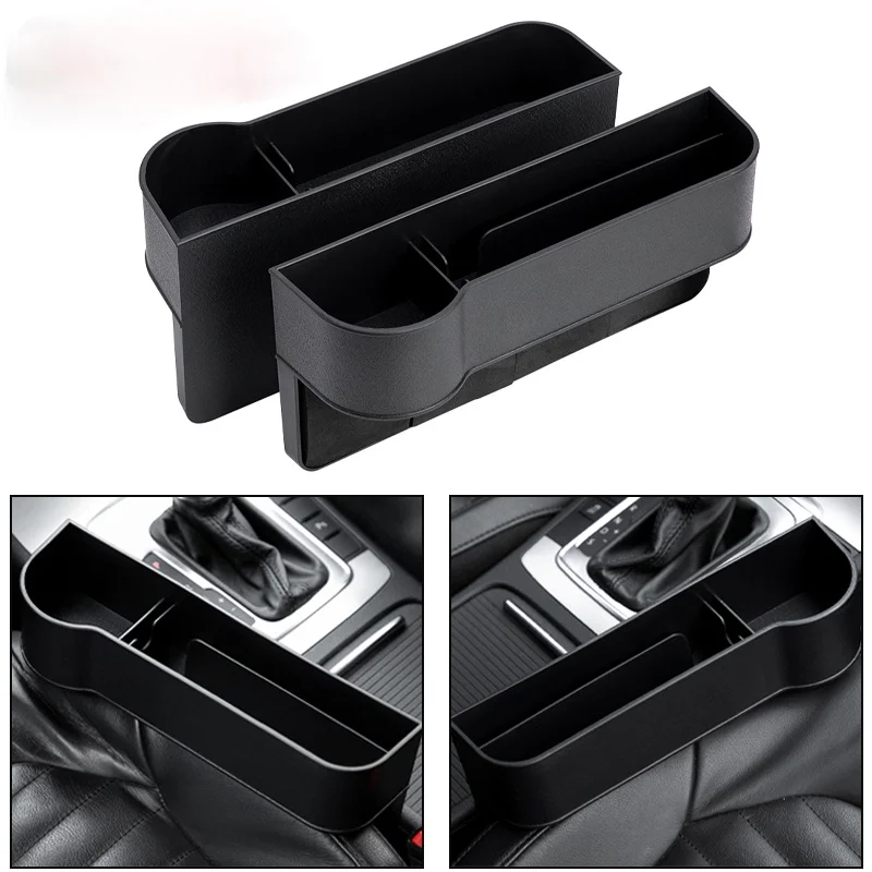 

Universal Car Seat Crevice Gaps Storage Box ABS Plastic Auto Drink for Pockets Organizers Stowing Tidying