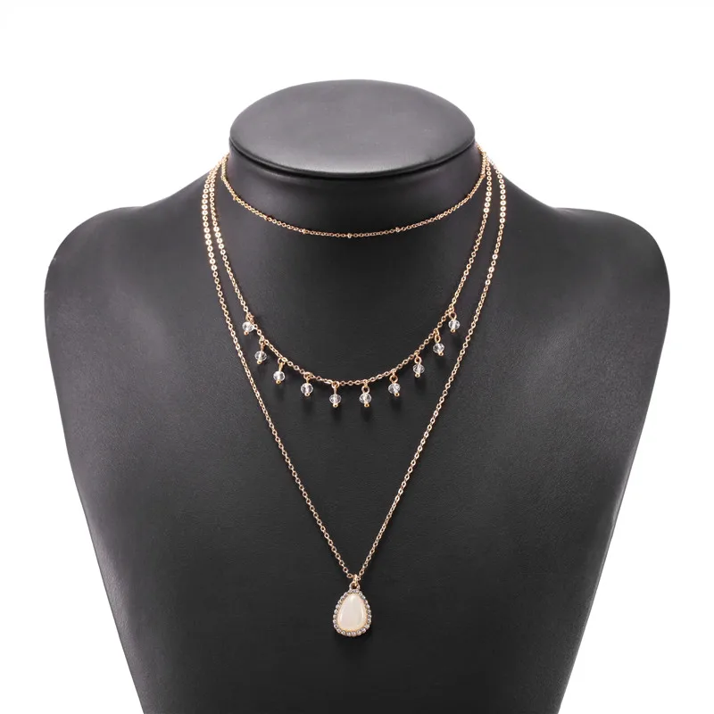 Винтажное серое кубическое циркониевое квадратное ожерелье с кулоном милая