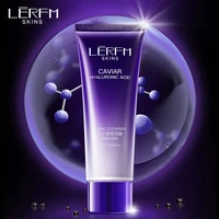 lerfm caviar facial cleanser deep cleaning remover cleanser nourishing oil control foam shrink pores skin beauty care wash